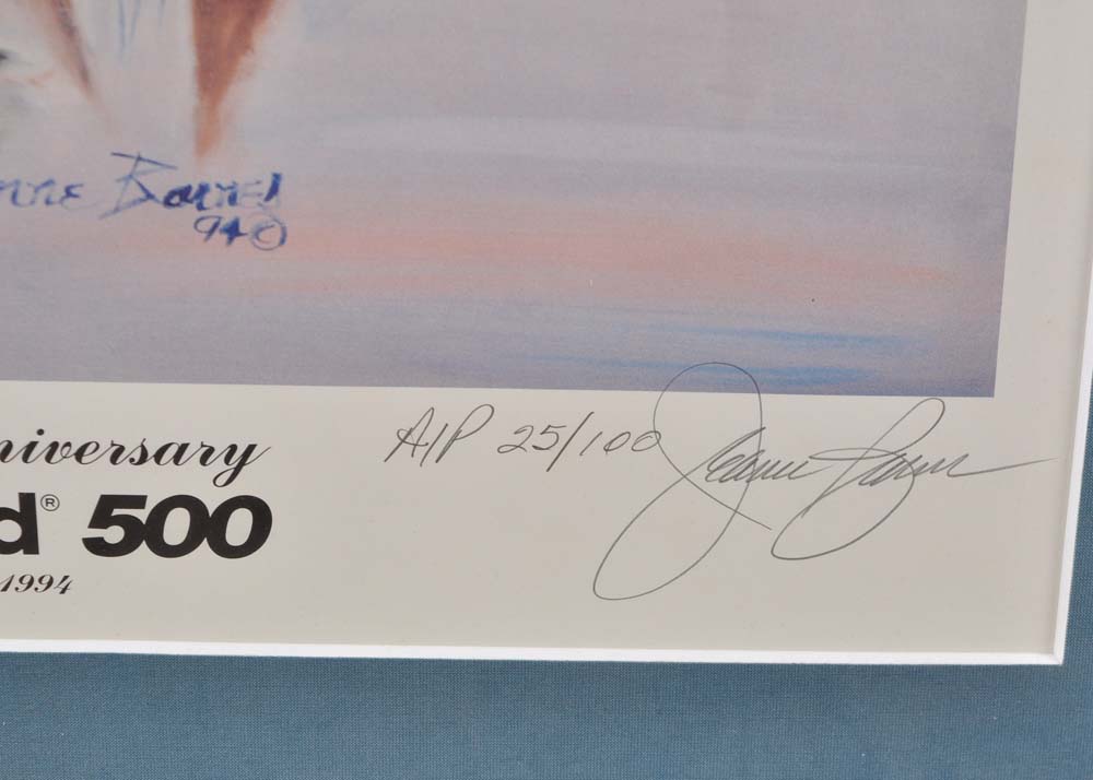 Jeanne Barnes  25th Anniversary Diehard Offset Lithograph