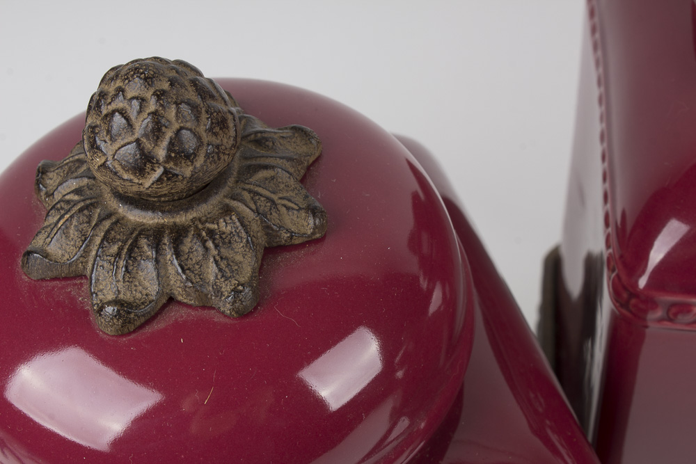 Set of Gracious Goods Red Canisters