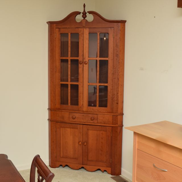 Kentucky Cherry Corner Cabinet