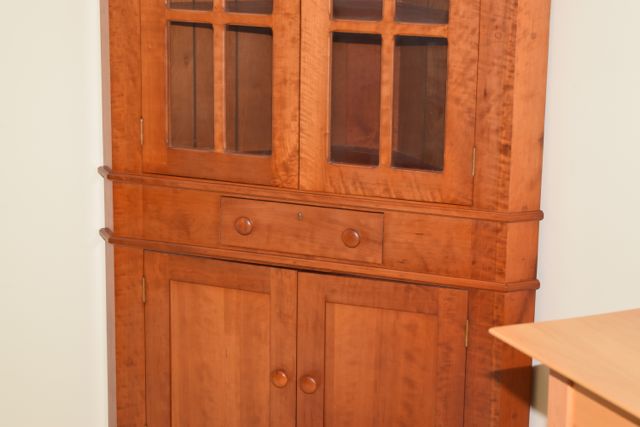Kentucky Cherry Corner Cabinet