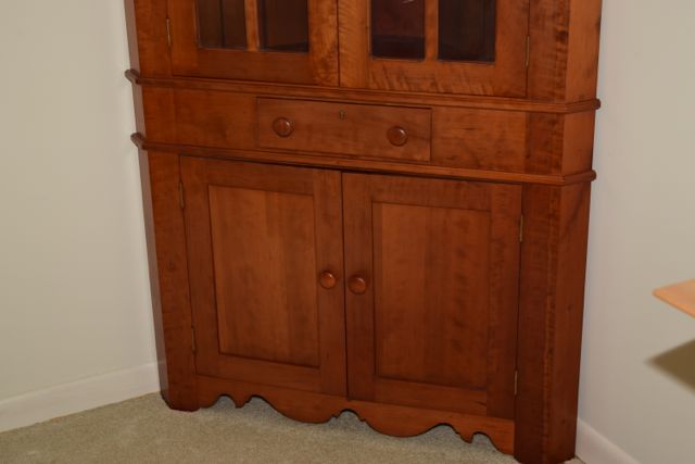 Kentucky Cherry Corner Cabinet