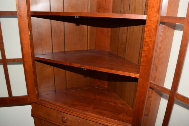 Kentucky Cherry Corner Cabinet