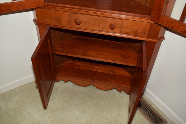 Kentucky Cherry Corner Cabinet