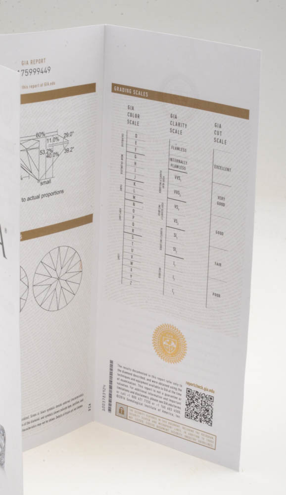 Loose 3.82 Carat Round Brilliant Cut Diamond