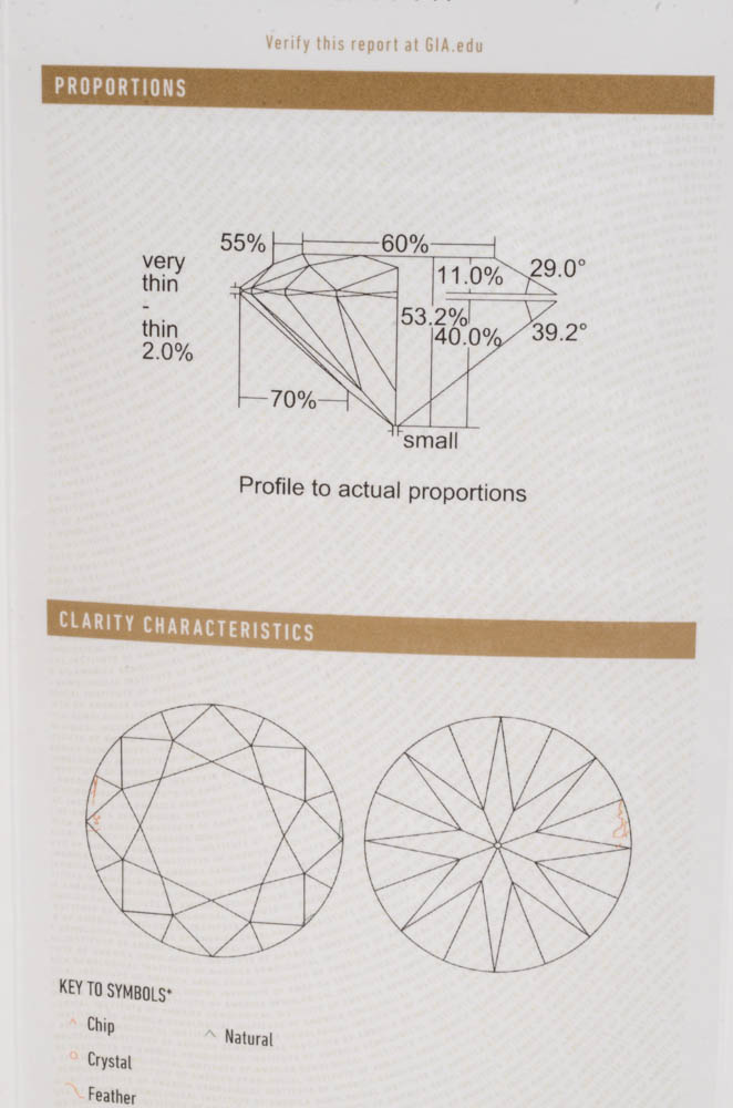 Loose 3.82 Carat Round Brilliant Cut Diamond