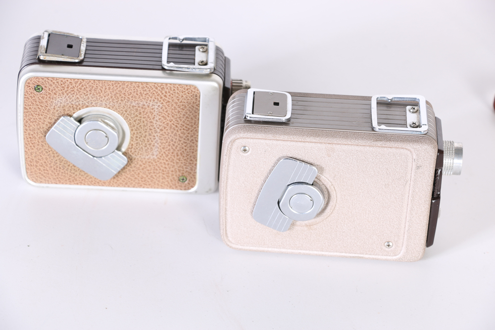 Pair of Kodak Brownie Cameras and Minolta Camera