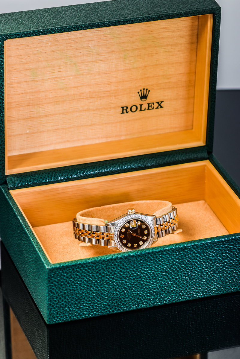 Rolex Datejust Two-Tone 18K Yellow Gold and Diamond Women's Watch