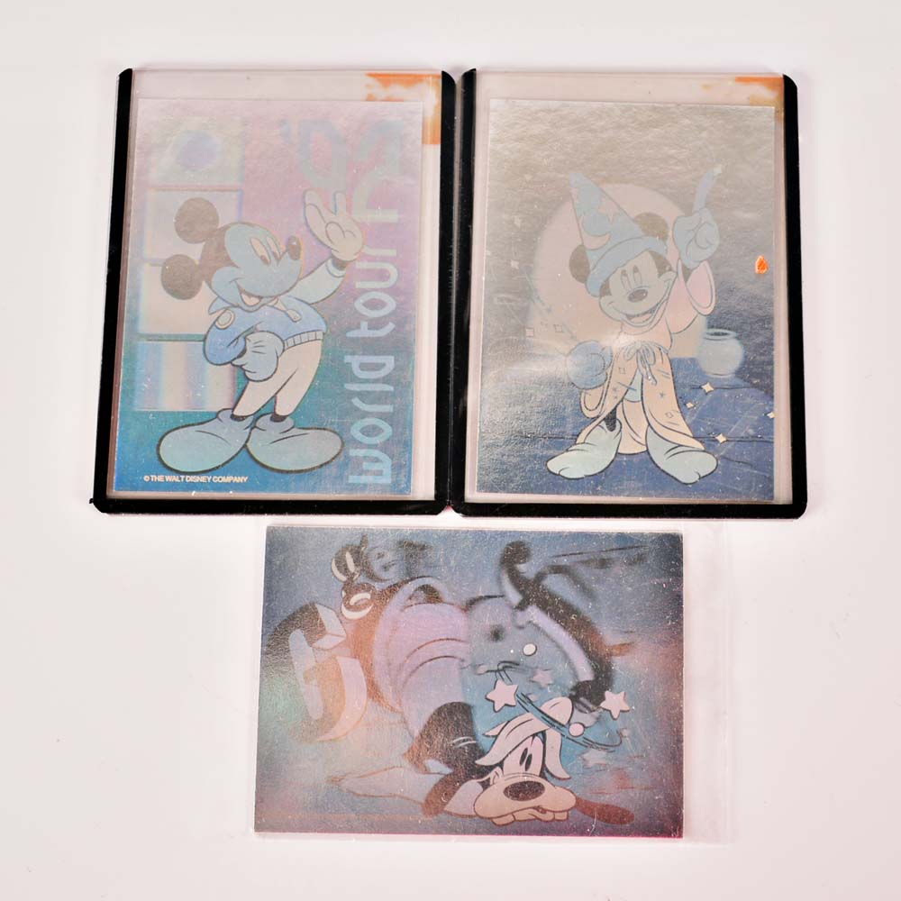 Holographic Walt Disney Cards
