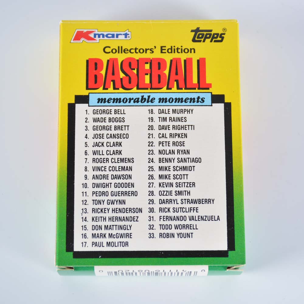 Topps Kmart Baseball Cards