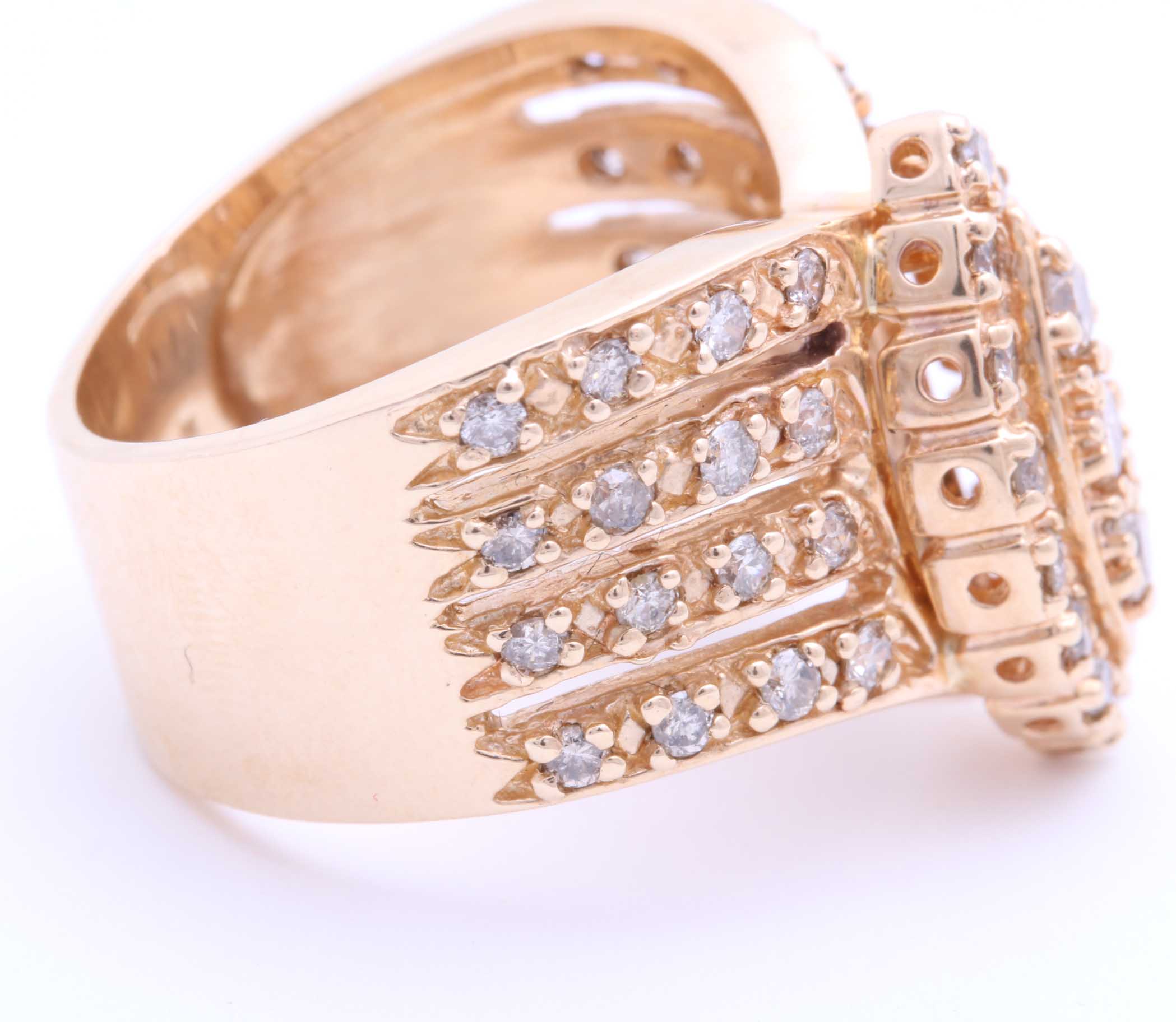 14K Yellow Gold Diamond Ring