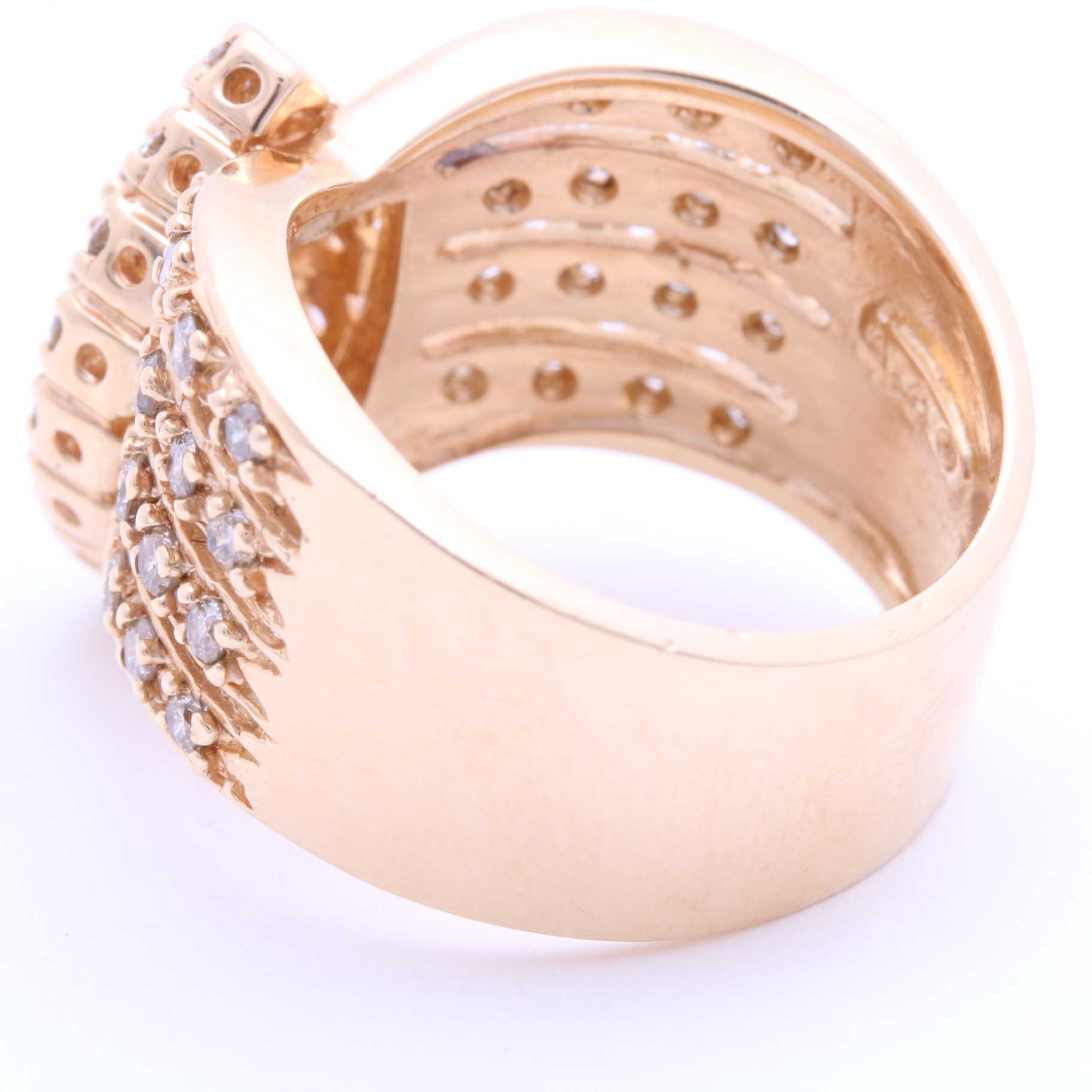 14K Yellow Gold Diamond Ring