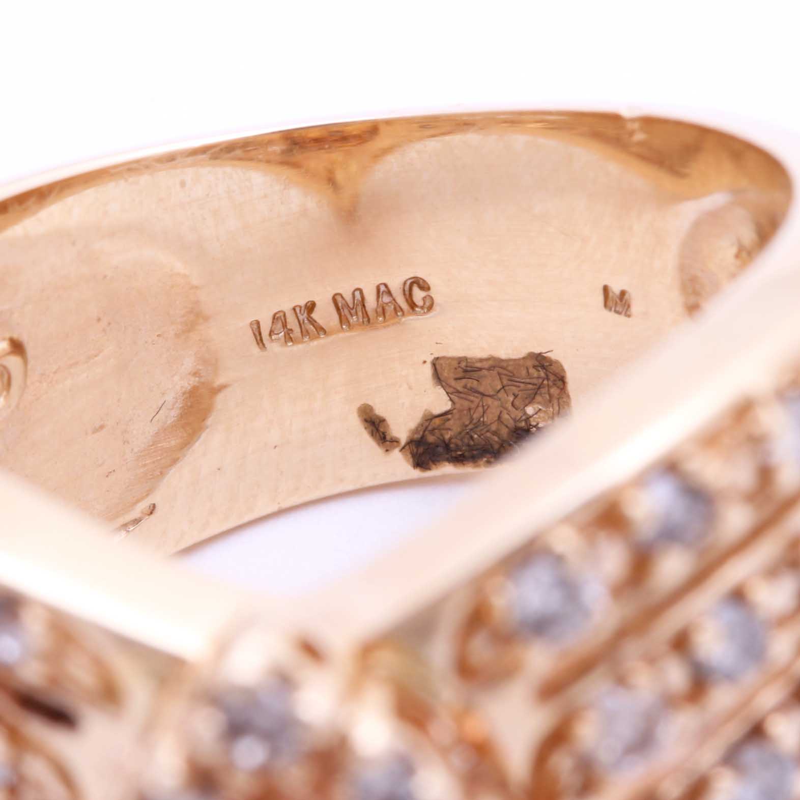 14K Yellow Gold Diamond Ring