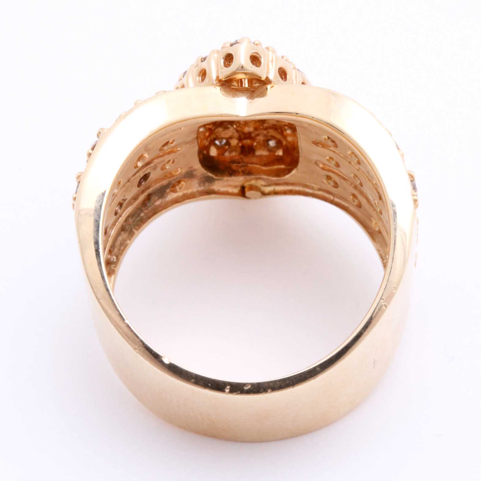 14K Yellow Gold Diamond Ring