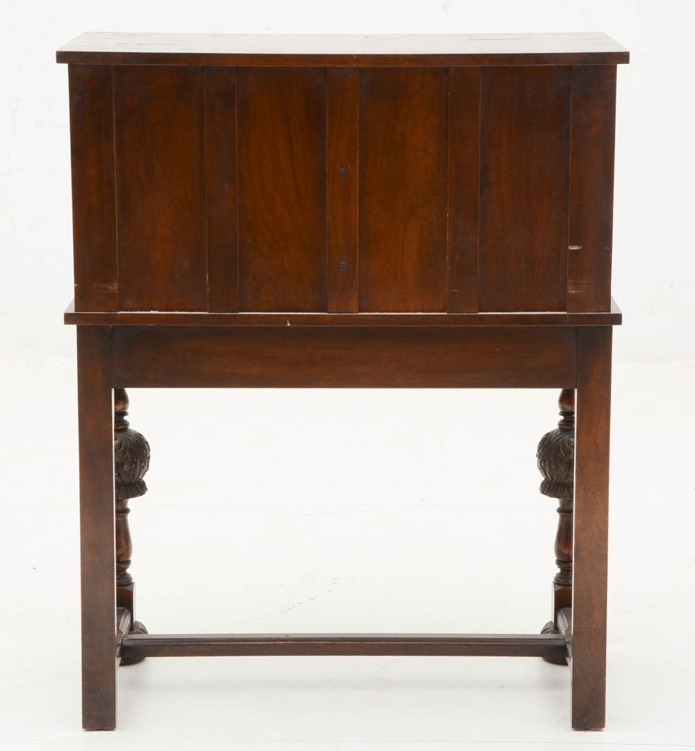 Antique Carved Highboy Cabinet