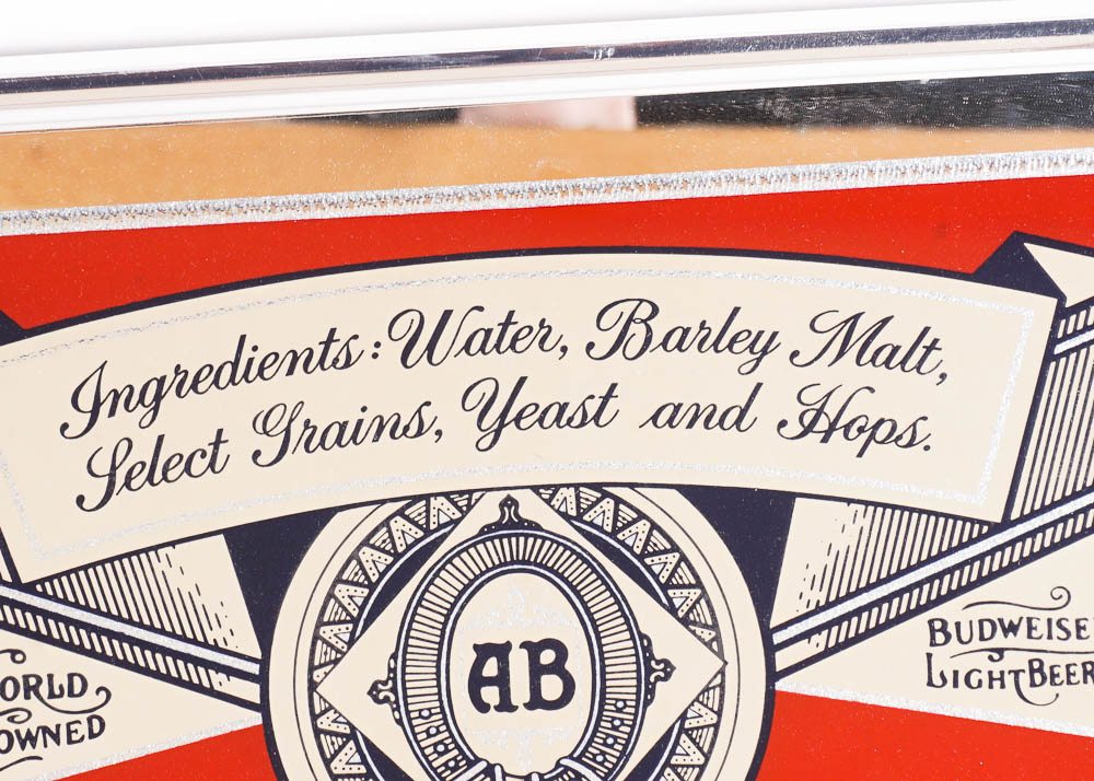 Bud Light Mirror Bar Sign