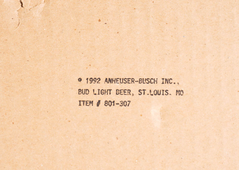 Bud Light Mirror Bar Sign