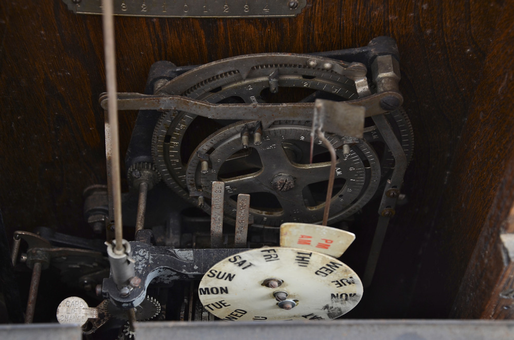 Early 20th Century International Time Recording Company Punch Clock