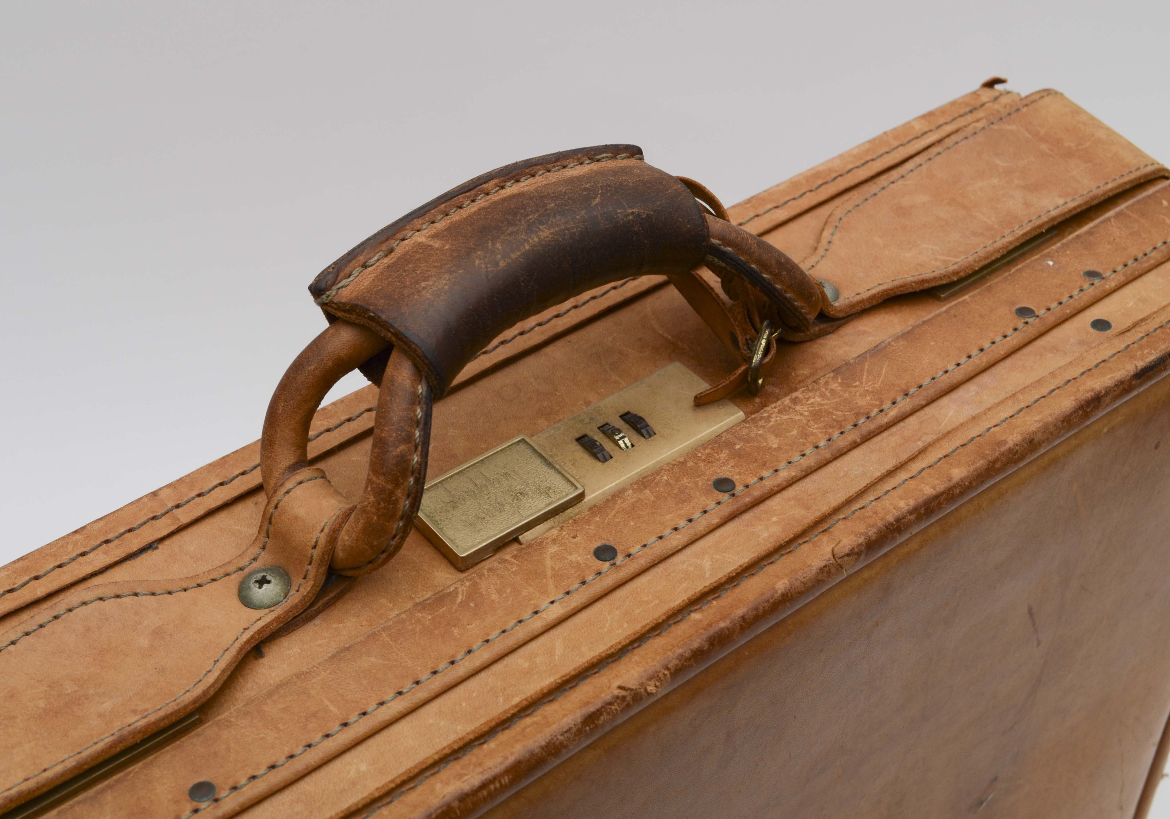 Hartman Luggage Brown Leather Briefcase