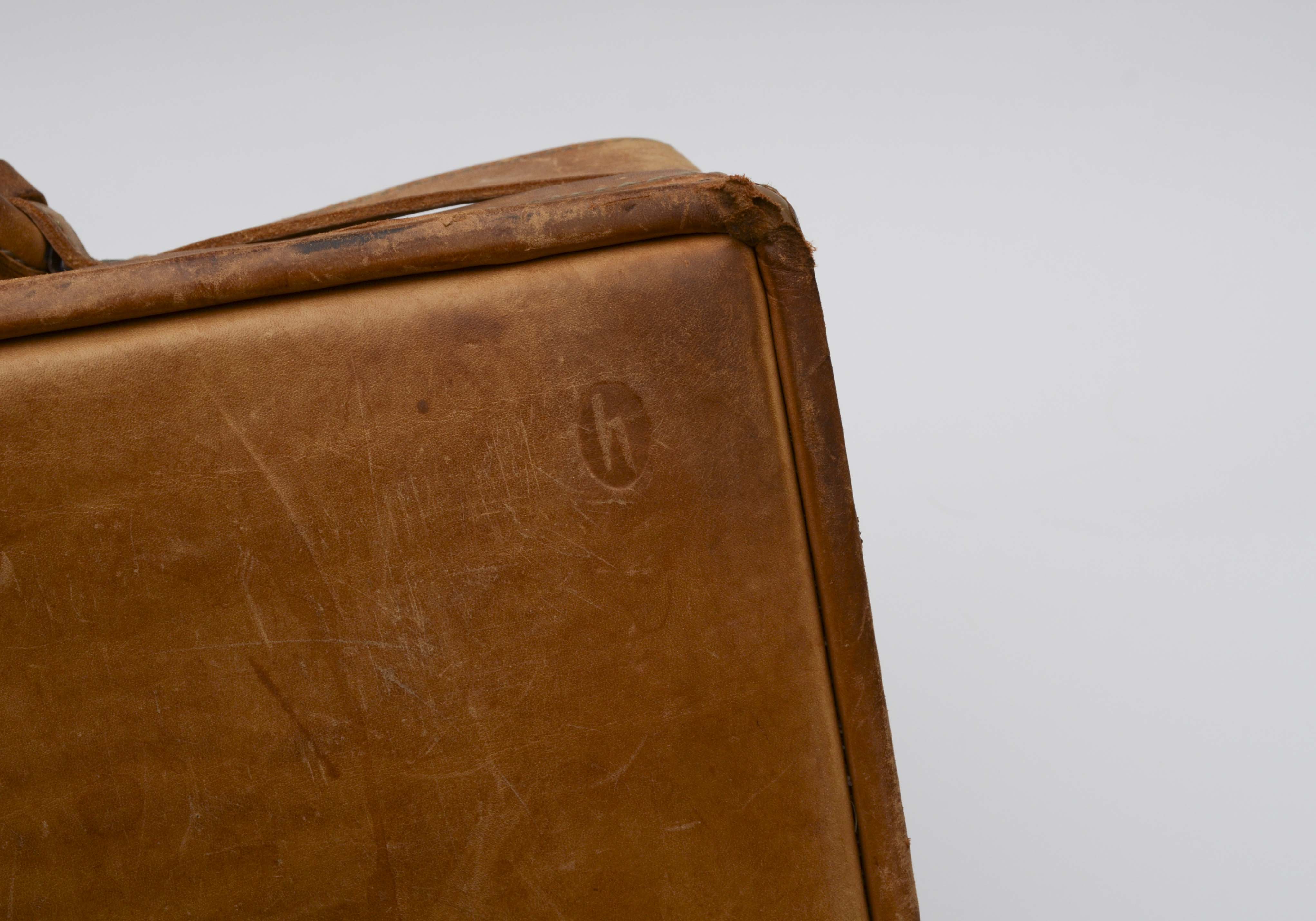 Hartman Luggage Brown Leather Briefcase