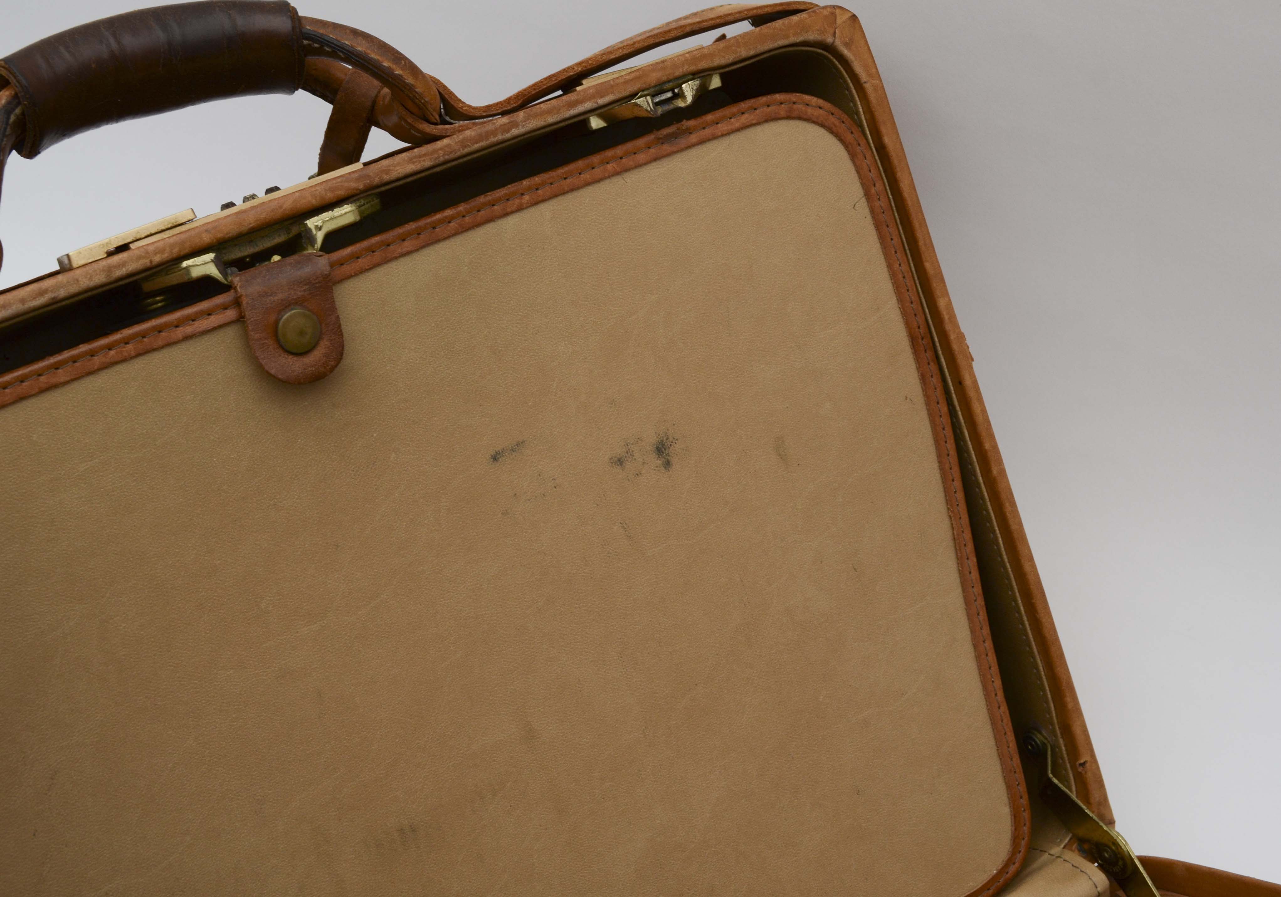 Hartman Luggage Brown Leather Briefcase