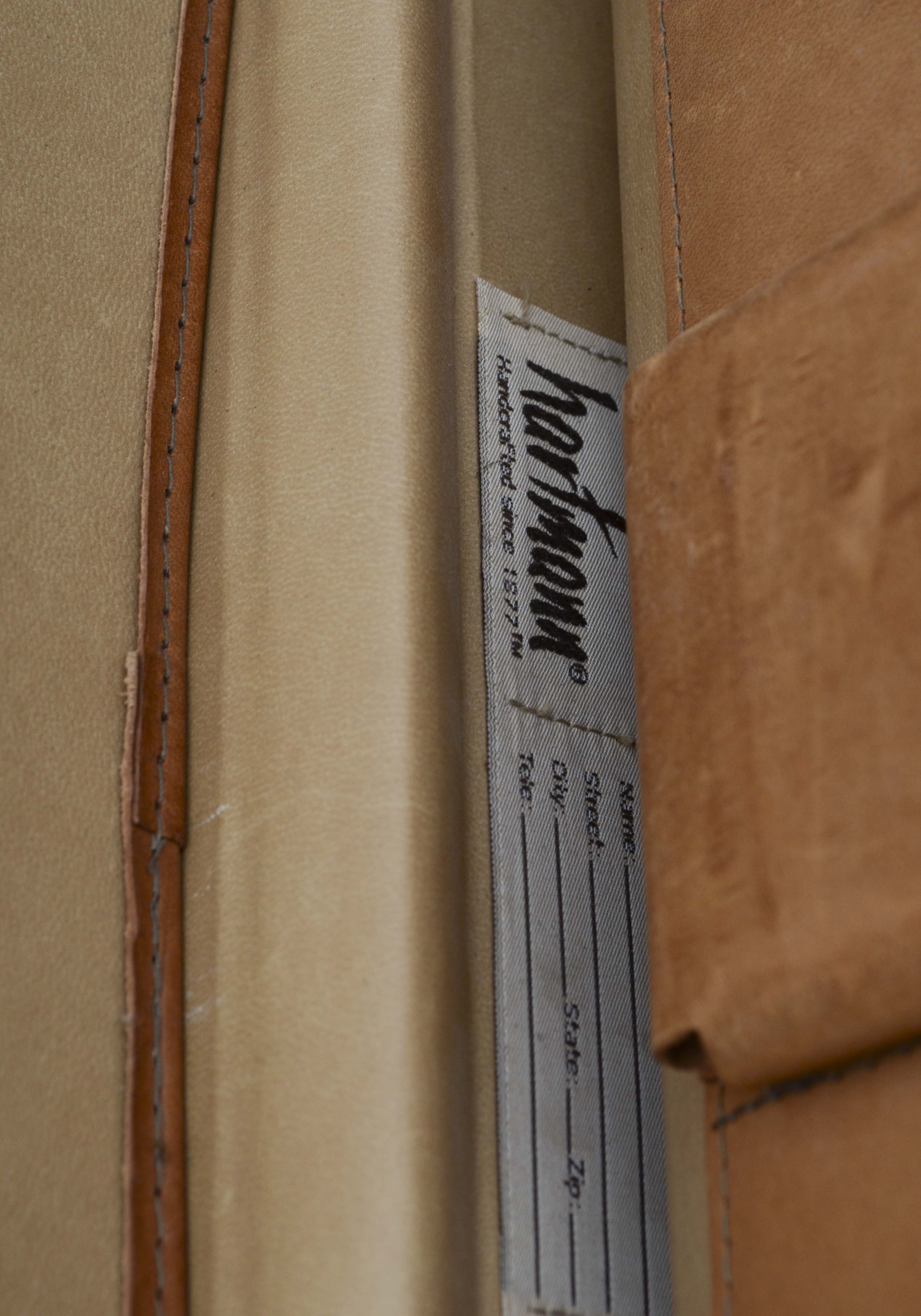 Hartman Luggage Brown Leather Briefcase