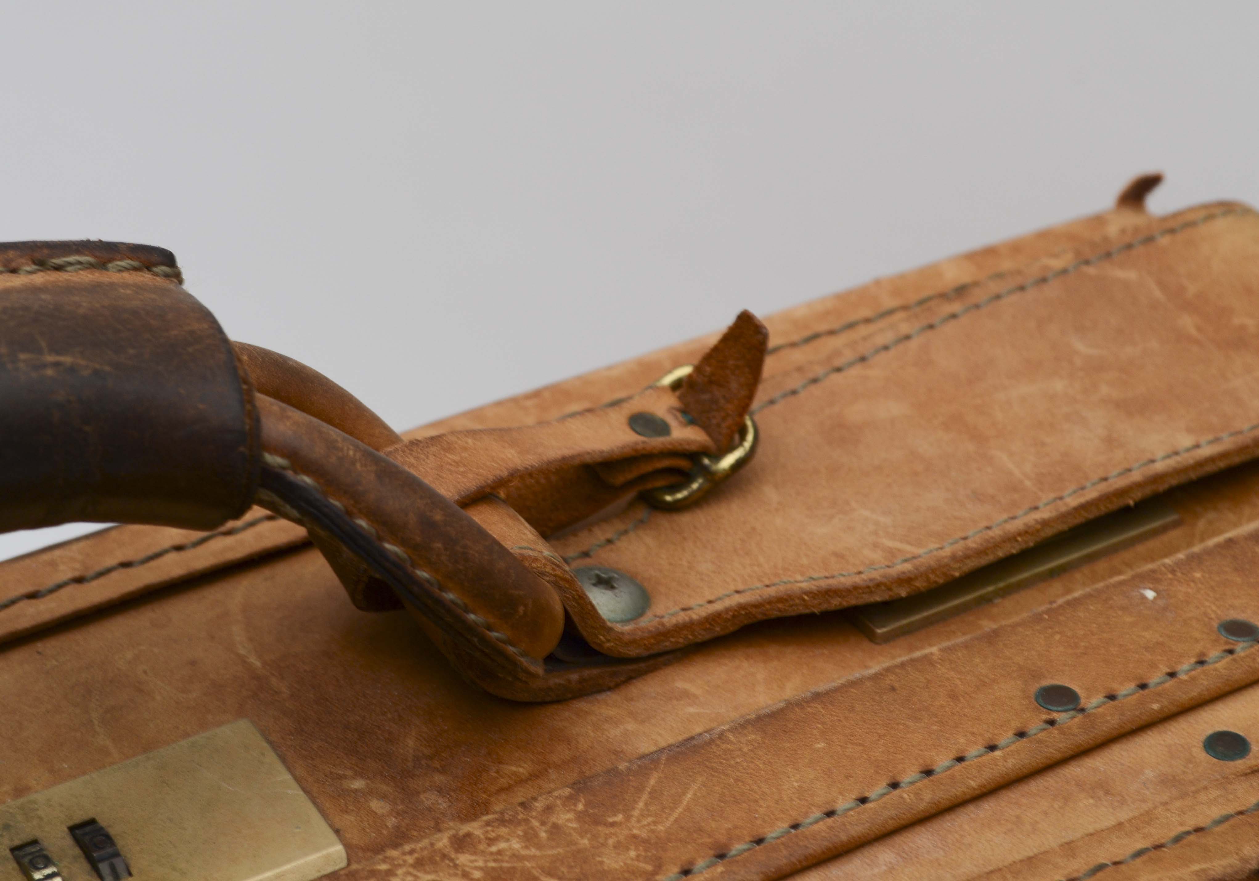 Hartman Luggage Brown Leather Briefcase