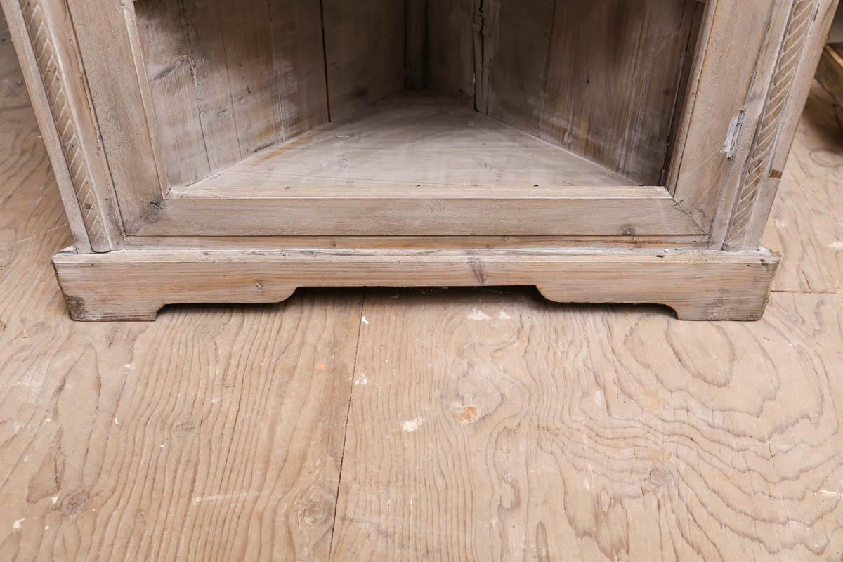 Distressed Corner Cabinet