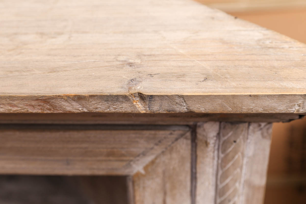 Distressed Corner Cabinet