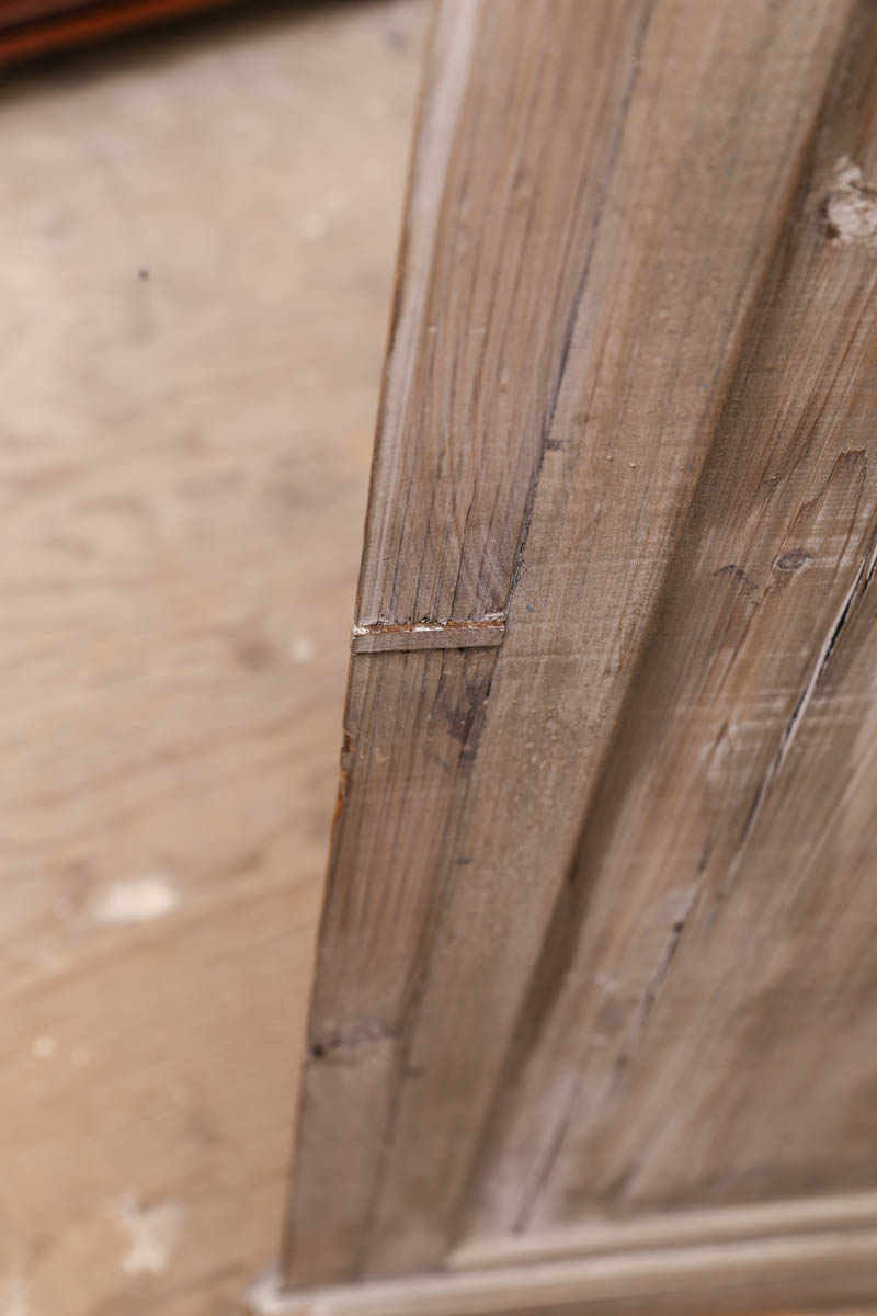 Distressed Corner Cabinet