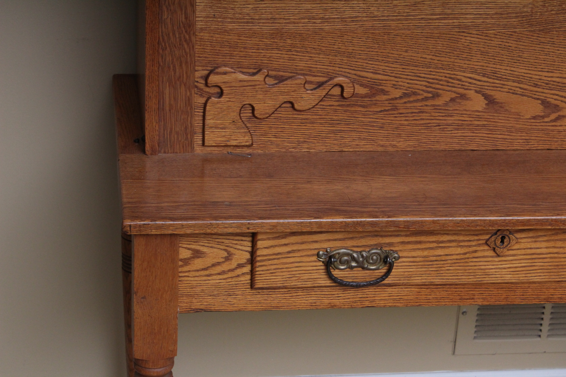 Antique Oak Secretary