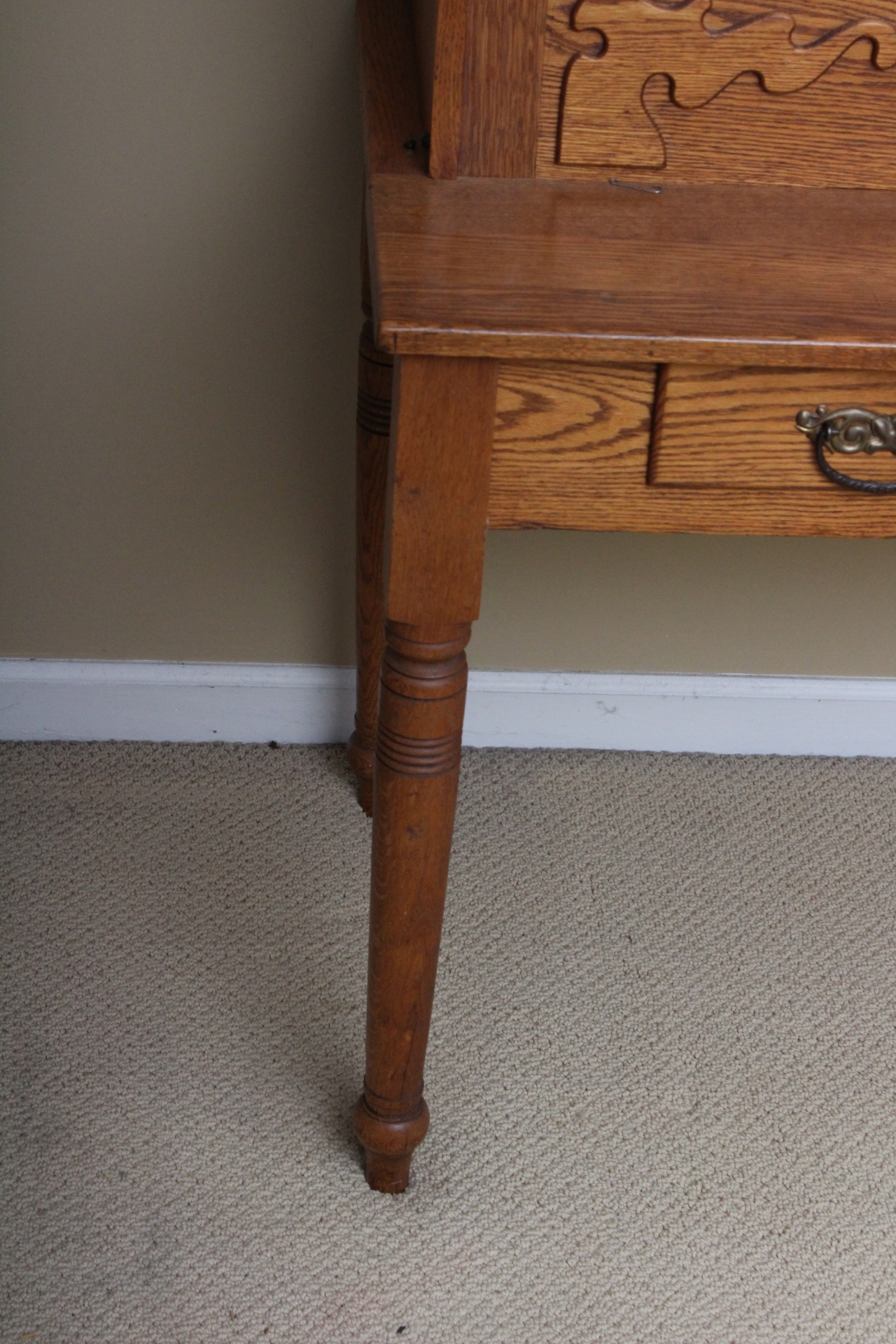 Antique Oak Secretary