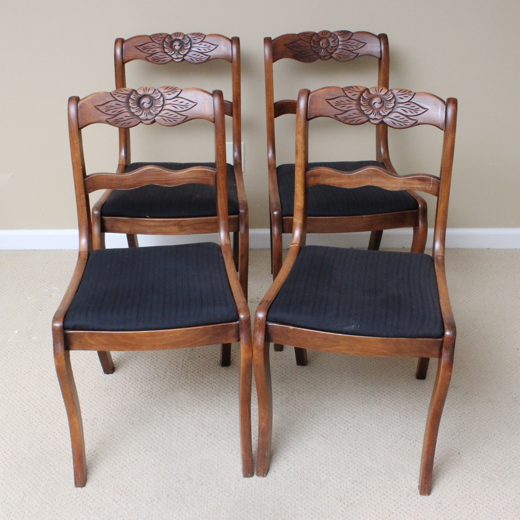 Antique Colonial Revival Dining Room Chairs