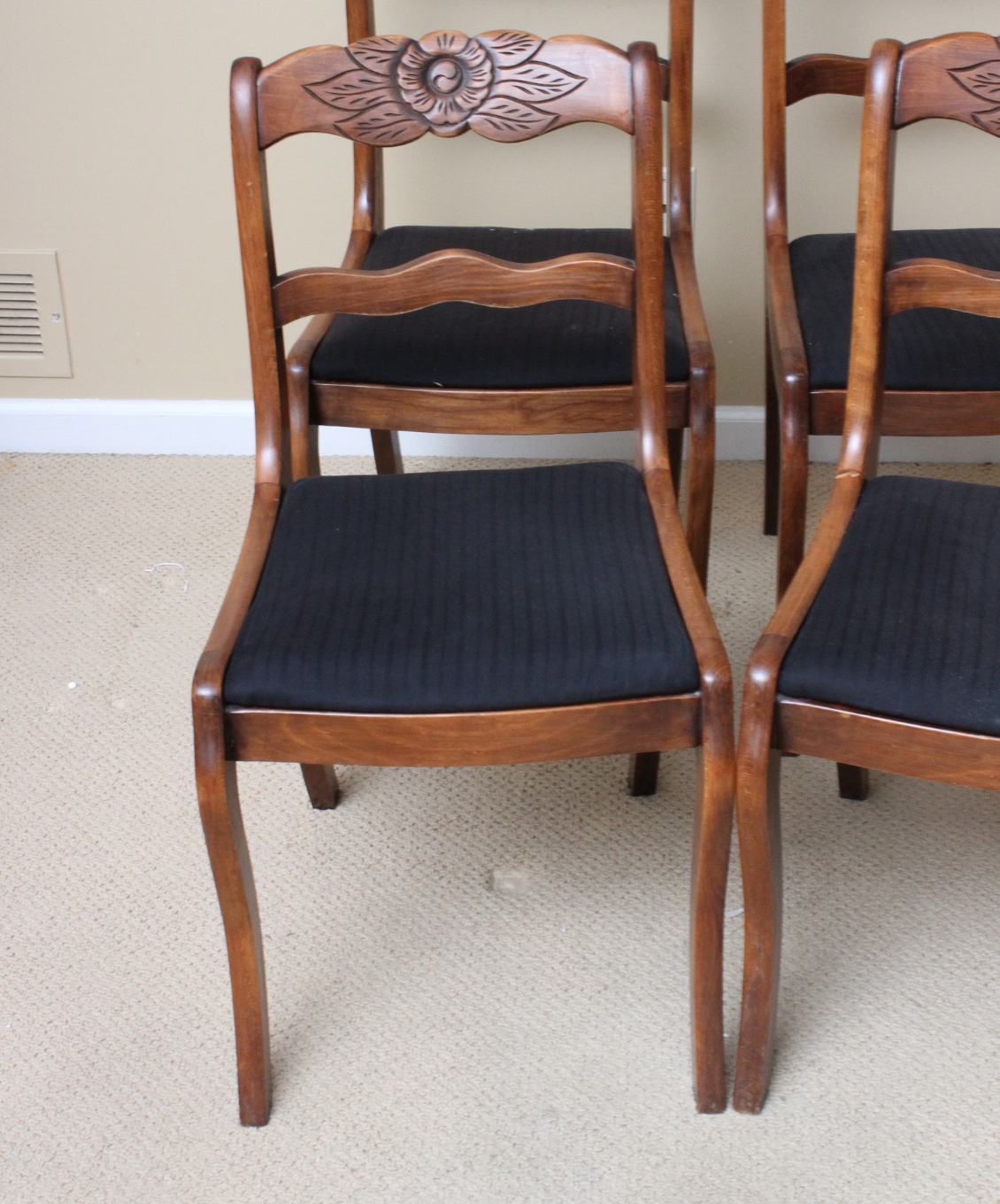 Antique Colonial Revival Dining Room Chairs