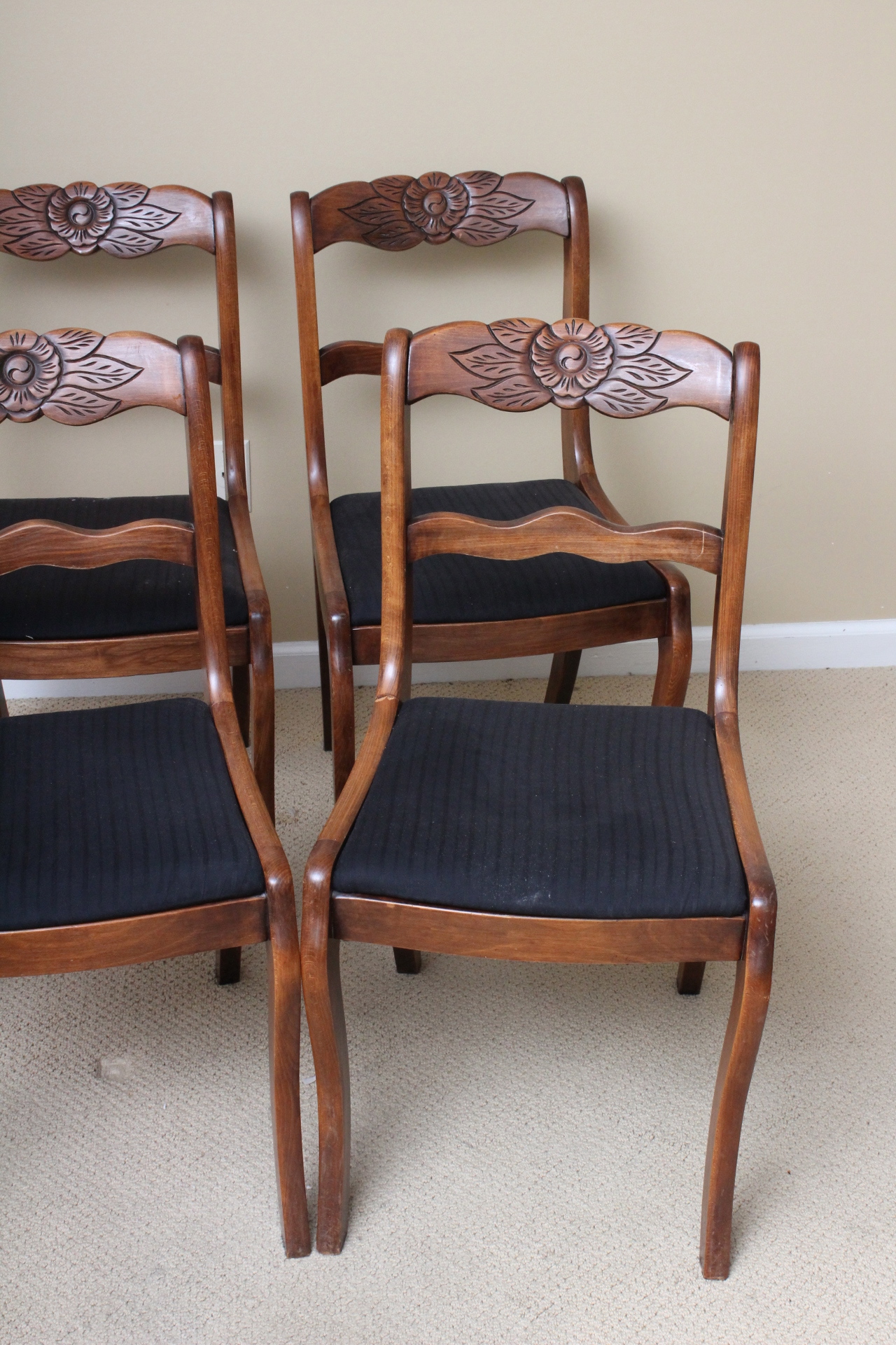 Antique Colonial Revival Dining Room Chairs