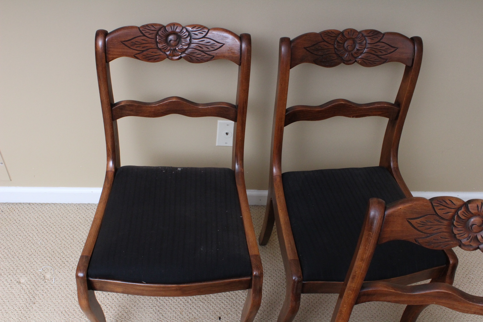 Antique Colonial Revival Dining Room Chairs