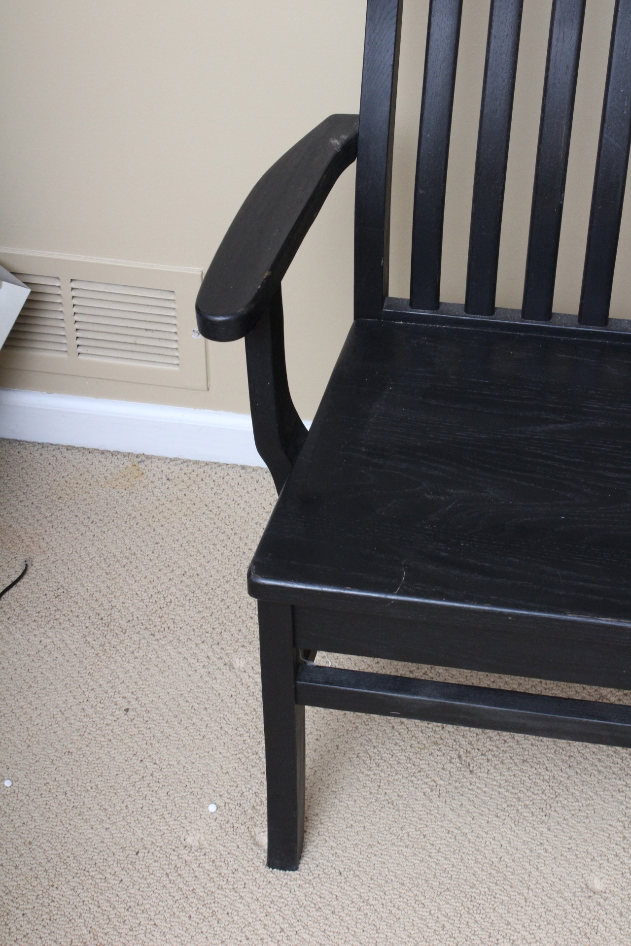 Shaker Style High Back Bench