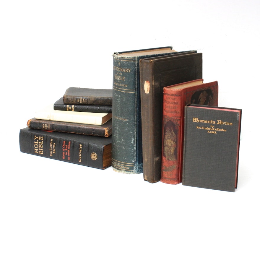 Antique and Vintage Biblical Book Collection