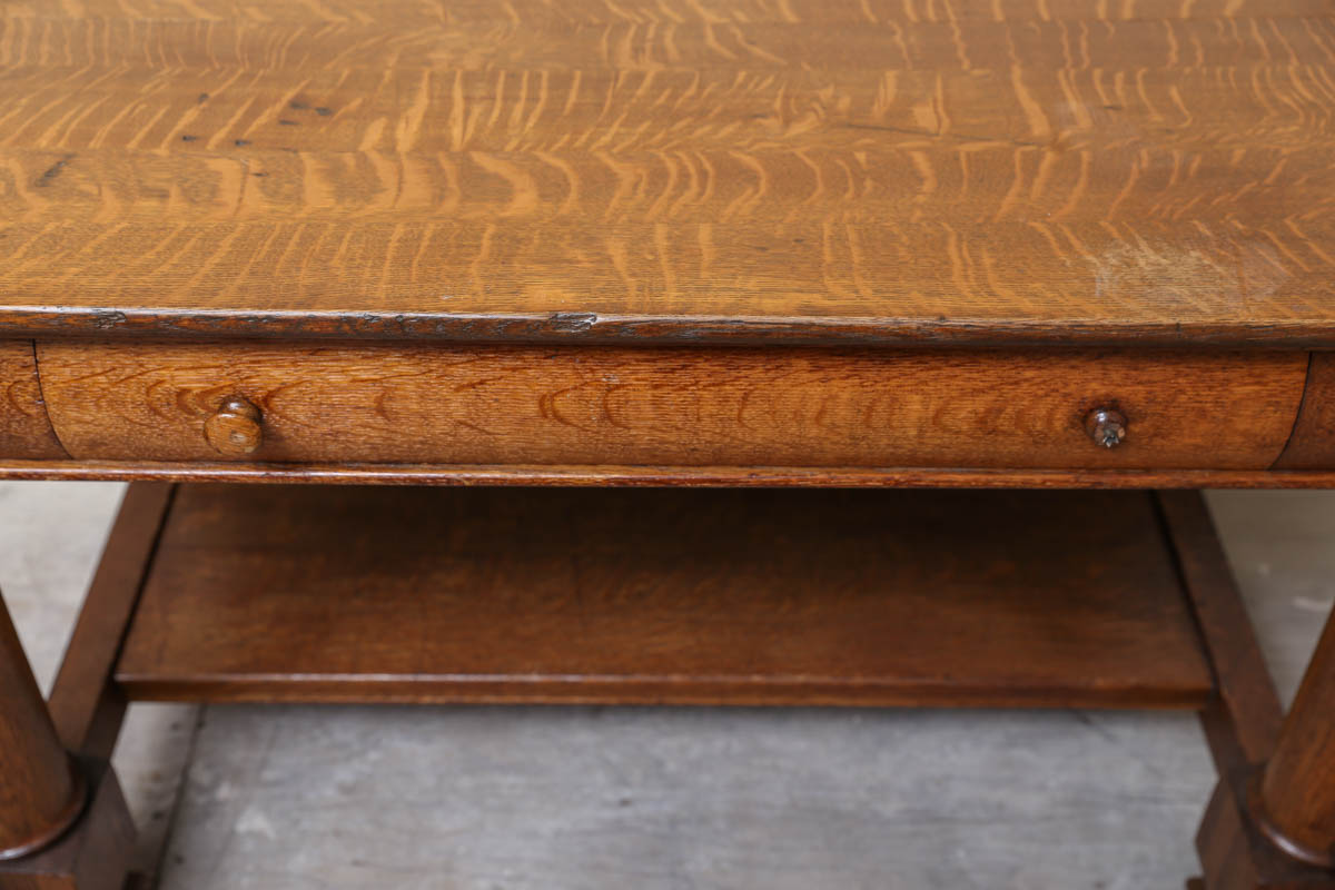 Vintage Lion Foot Oak Table