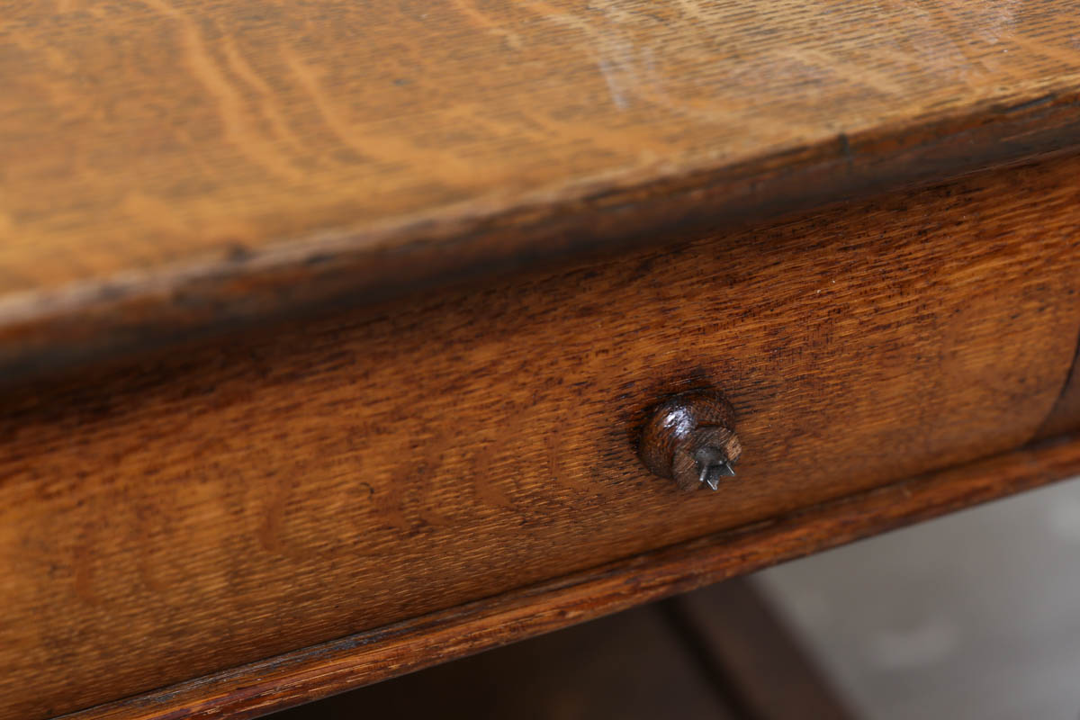 Vintage Lion Foot Oak Table