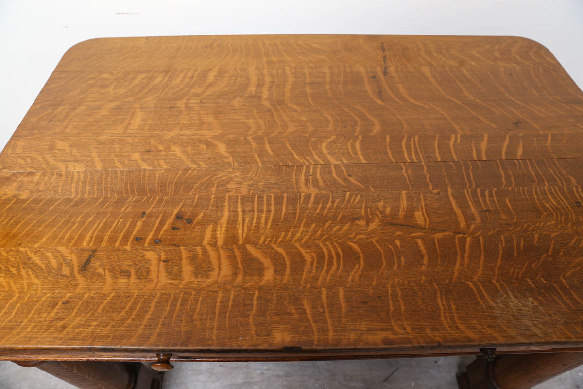 Vintage Lion Foot Oak Table