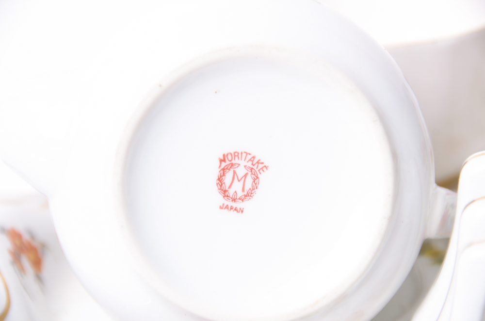 Assortment Of Porcelain Trinket Boxes, Bells And More