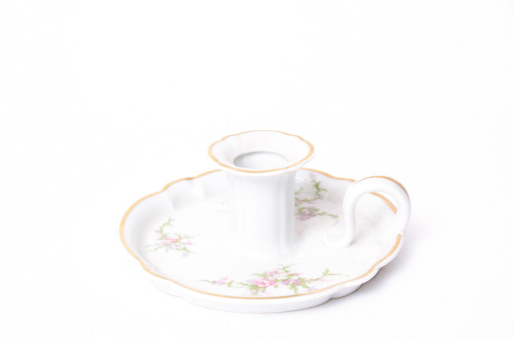 Assortment Of Porcelain Trinket Boxes, Bells And More