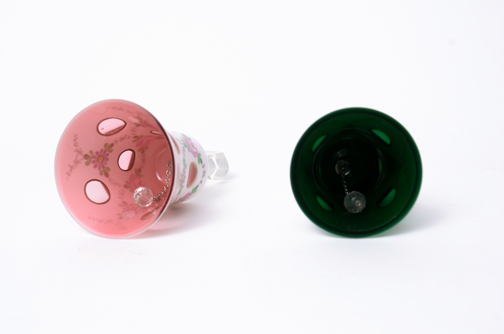 Assortment Of Porcelain Trinket Boxes, Bells And More