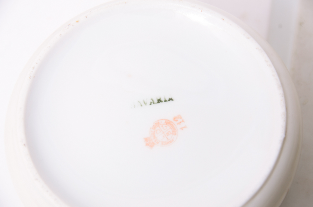 Assortment Of Porcelain Trinket Boxes, Bells And More