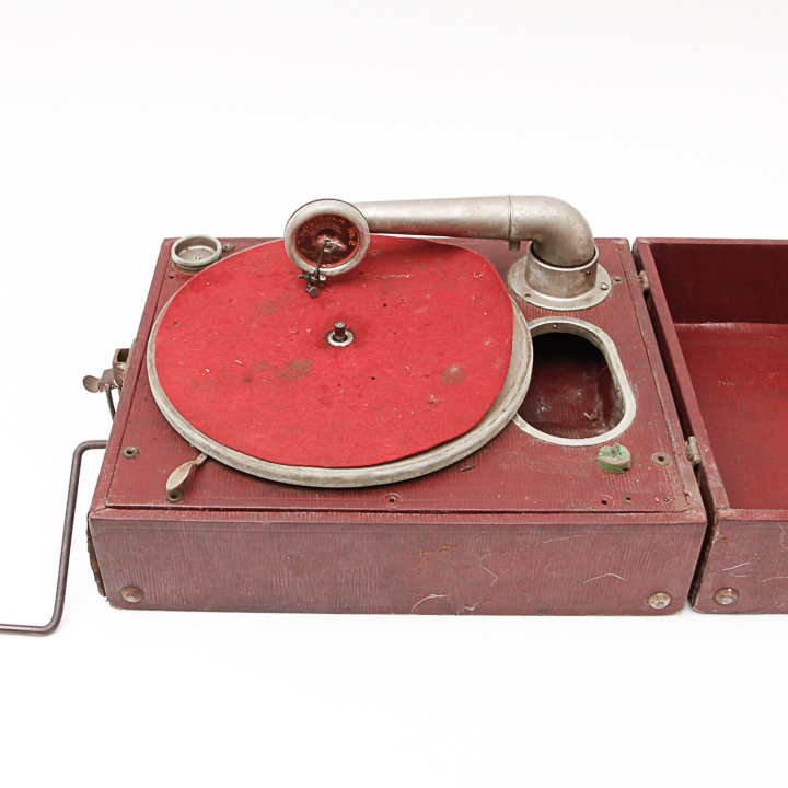 Antique Portable Victrola No. 2 Phonograph Record Player