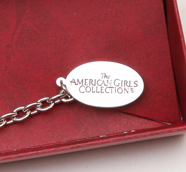 American Girls Collection Hallmark Silver Tone Charm Bracelet in Original Box