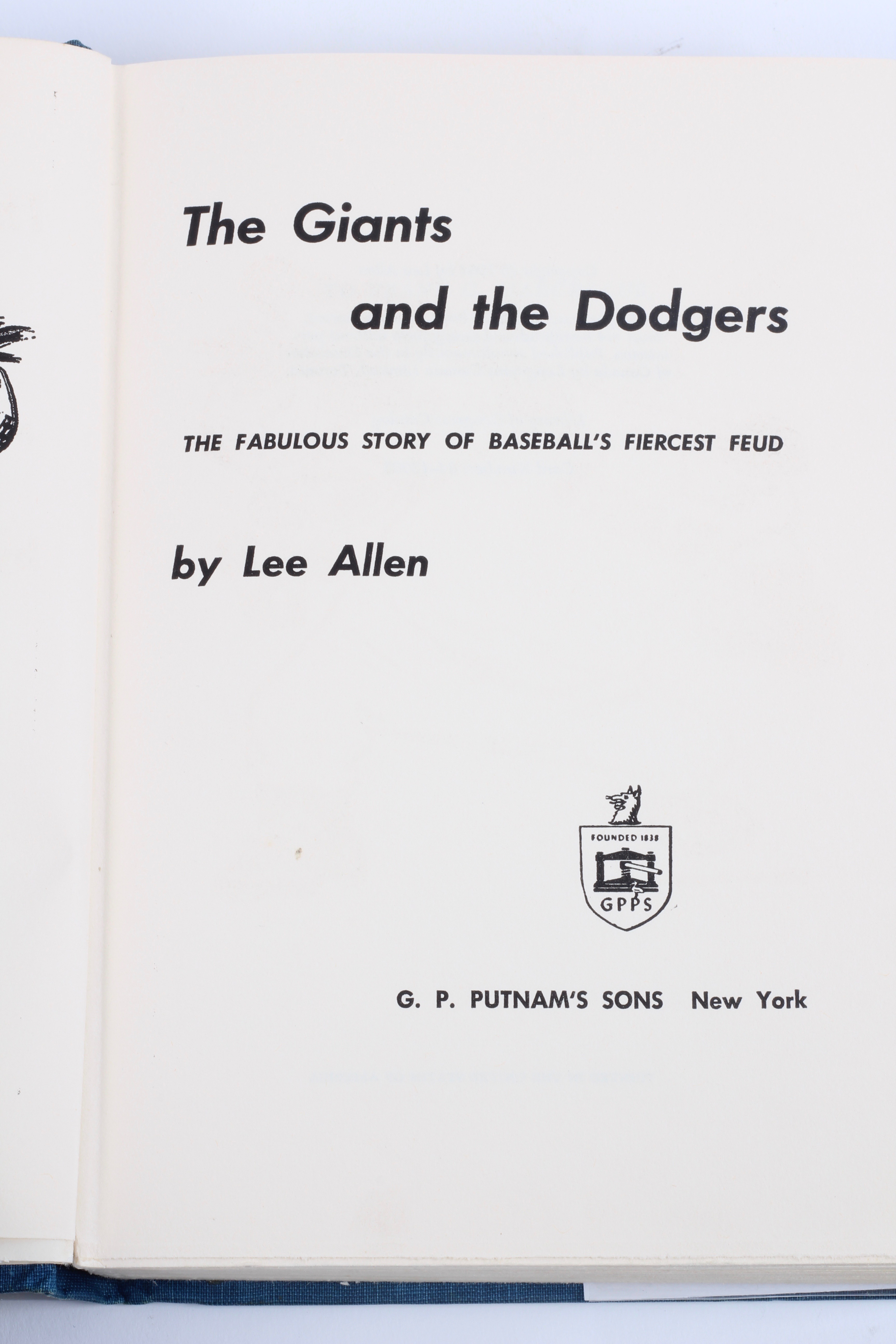 Signed "The Giants & The Dodgers" Book