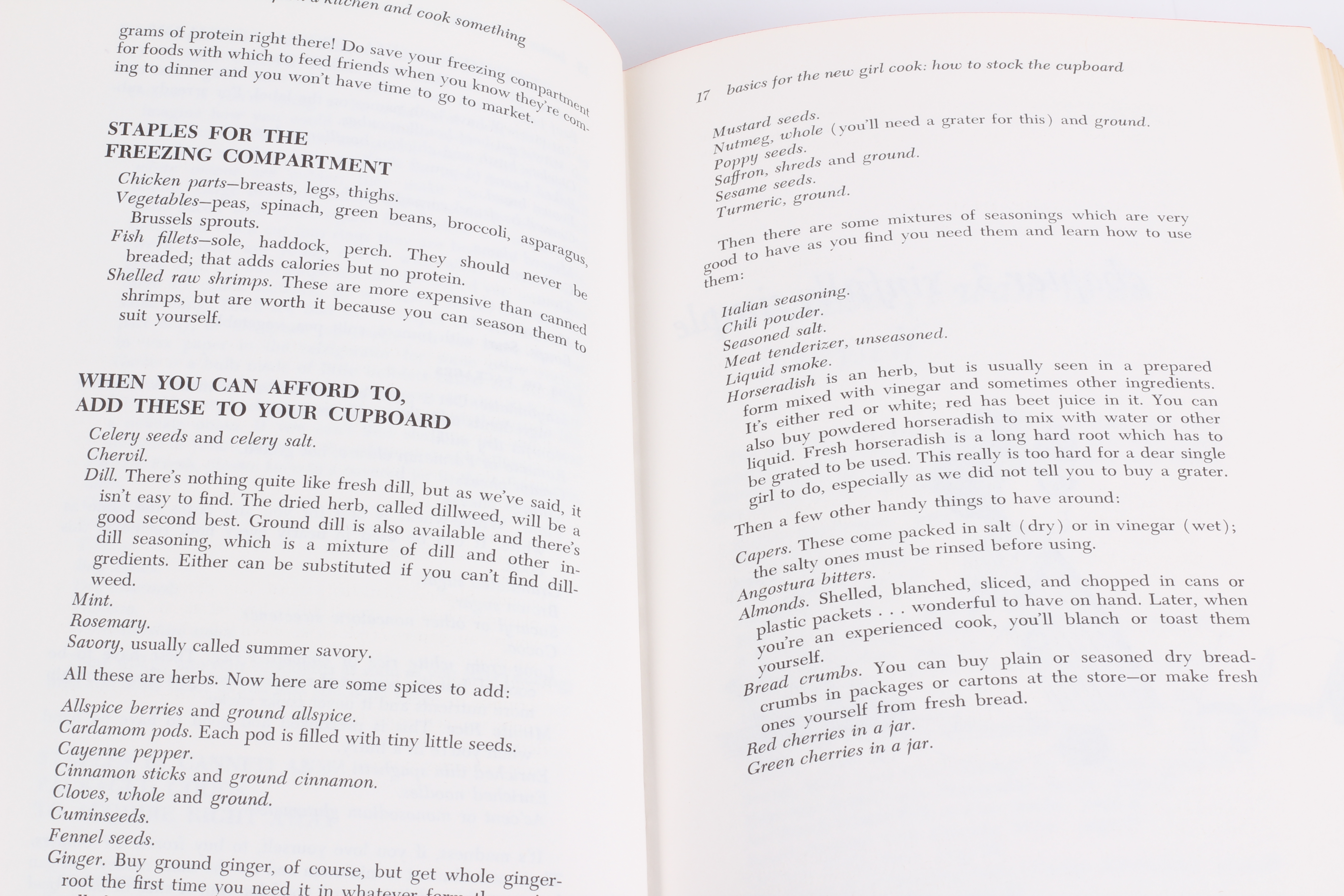 "Helen Gurley Brown's Single Girl's Cookbook"