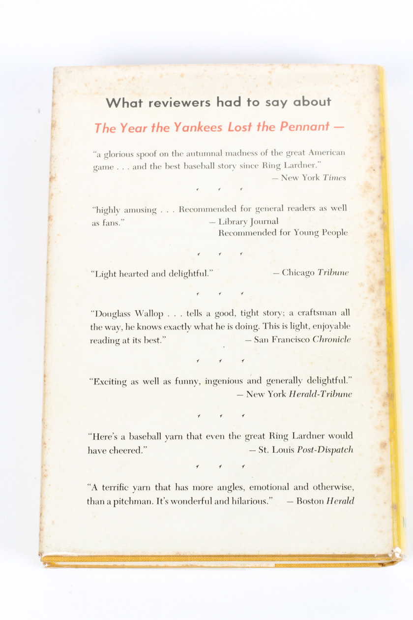 "The Year The Yankees Lost the Pennant" Book