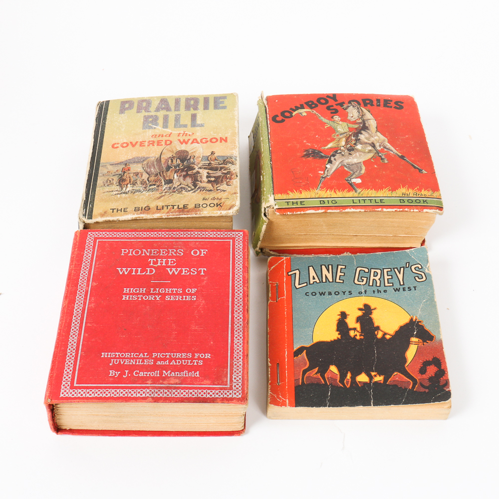 Cowboy-Themed Collection of "Big Little Books"